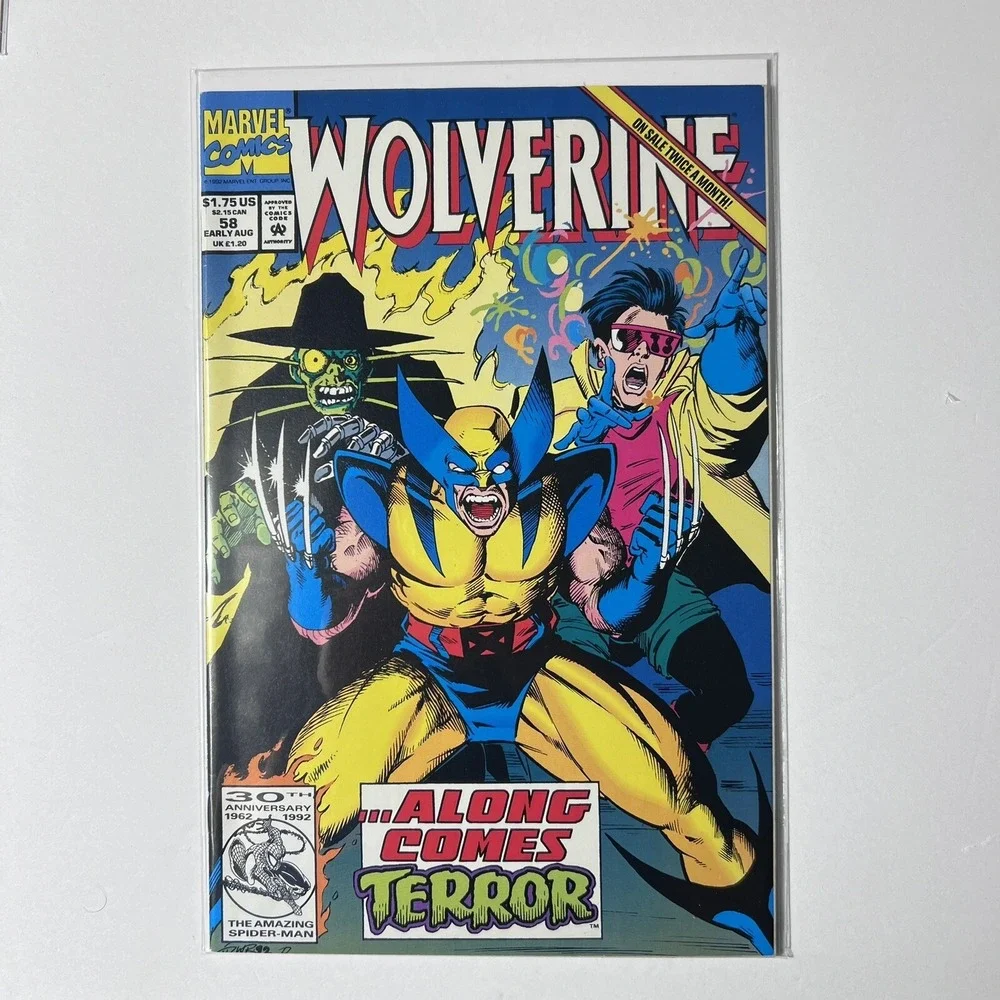 Wolverine #58- Along Comes Terror (1992 Marvel Comics)